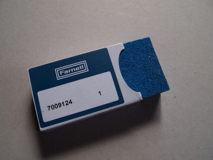 blue rubberised sanding block garryflex