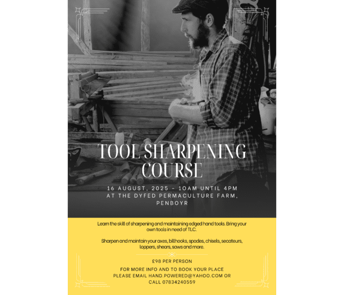 Tool Sharpening Workshop