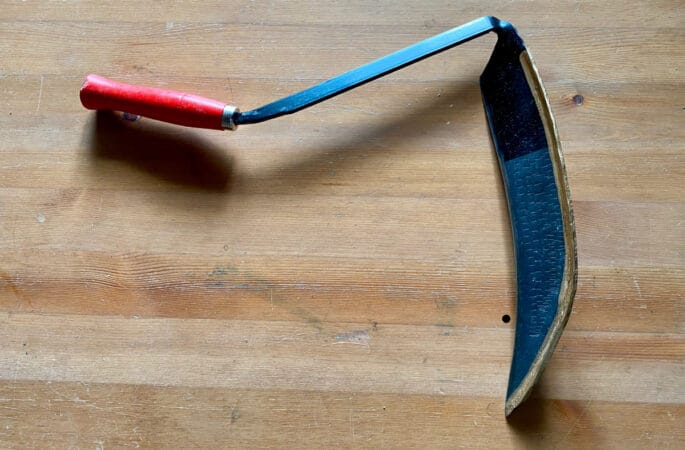 Fux Grass Hook (Hand Scythe) (USED Left handed)